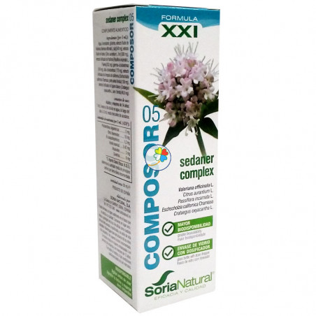 COMPOSOR 5 SEDANER COMPLEX FORMULA XXI 50Ml SORIA NATURAL