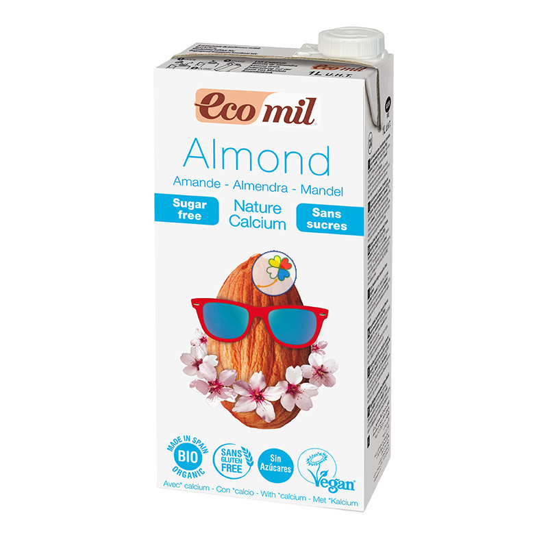 ECOMIL ALMENDRA NATURE CALCIO 1Lt. NUTRIOPS