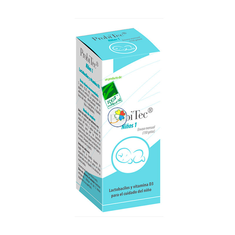 PROBITEC NIÑOS 1 7,5Ml. (30 DOSIS DE 0,25Ml.) CIENPORCIEN NATURAL