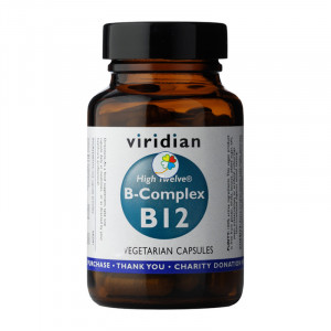 HIGH TWELVE VITAMIN B12 CON B-COMPLEX 30 CAPSULAS VIRIDIAN