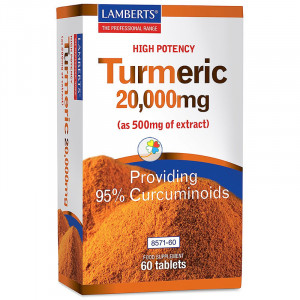 TURMERIC (CURCUMA 20.000Mg.) 60 TABLETAS LAMBERTS