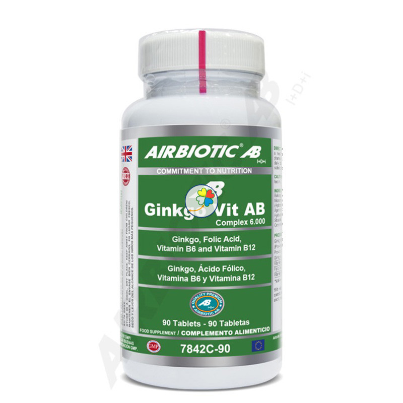 GINKGO-VIT AB COMPLEX 6.000 90 TABLETAS AIRBIOTIC