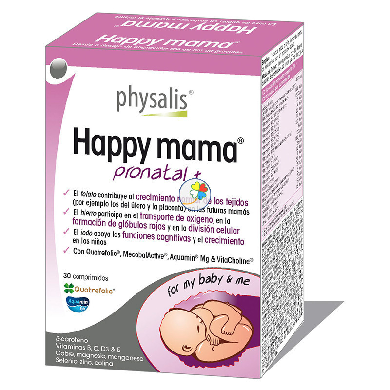 HAPPY MAMA PRONATAL 45 CAPSULAS PHYSALIS