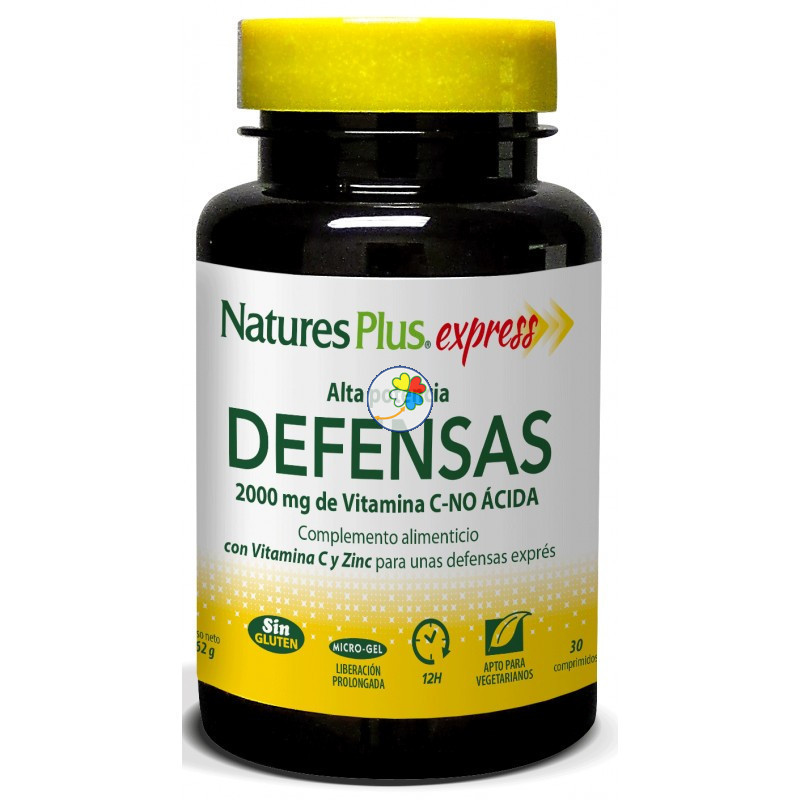 EXPRESS DEFENSAS 30 COMPRIMIDOS NATURE´S PLUS