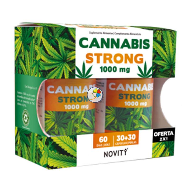 CANNABIS STRONG 1.000Mg. 30+30 PERLAS NOVITY