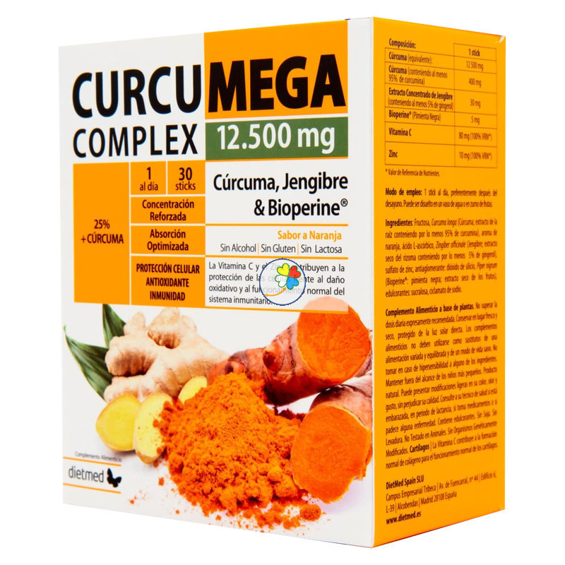 CURCUMEGA COMPLEX 12.500Mg. 30 STICKS DIETMED