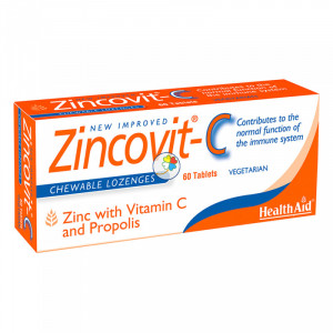 ZINCOVIT C 60 COMPRIMIDOS HEALTH AID