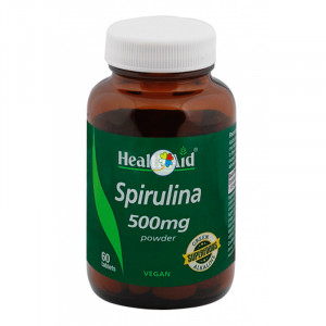 ESPIRULINA 500Mg. 60 COMPRIMIDOS HEALTH AID