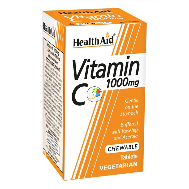 VITAMINA C 1.000Mg. CON BIOFLAVONOIDES 60 COMPRIMIDOS HEALTH AID
