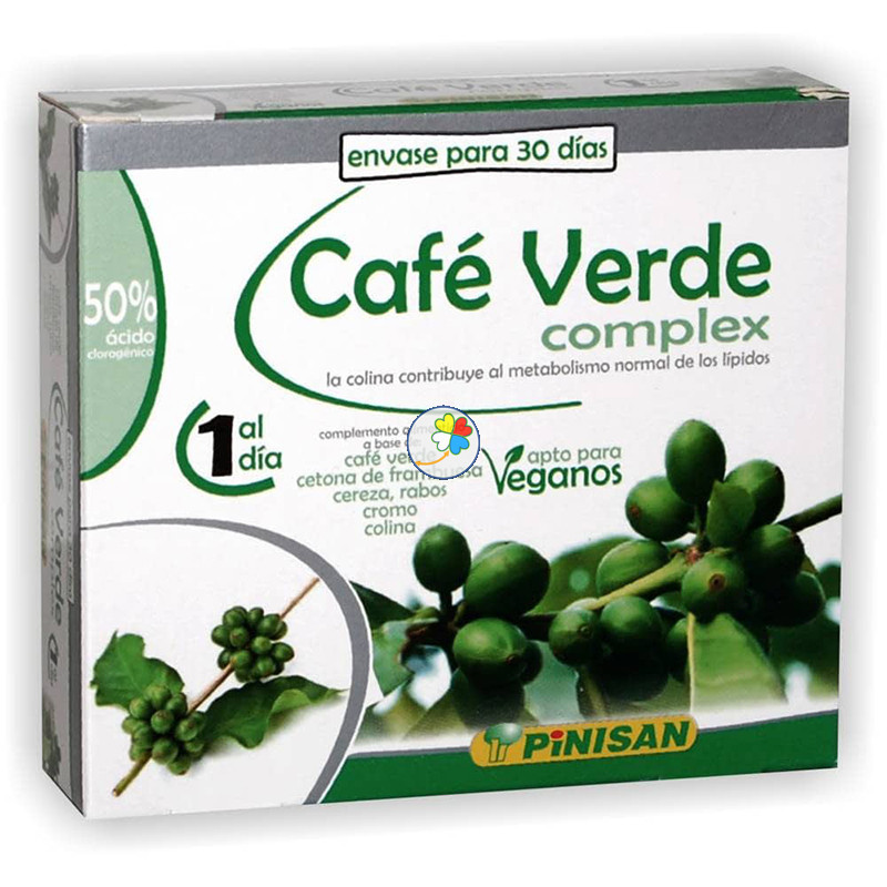 CAFE VERDE COMPLEX 30 CAPSULAS PINISAN