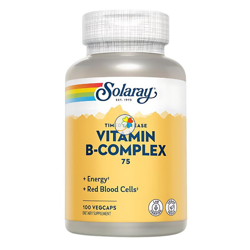 B COMPLEX 75 - 100 CAPSULAS VEGETALES ACCION RETARDADA