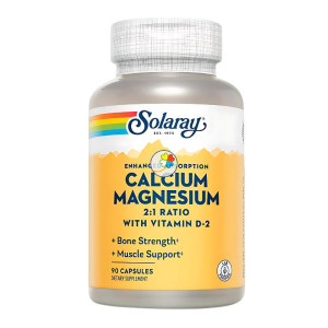CALCIUM AND MAGNESIUM 90 CAPSULAS VEGETALES