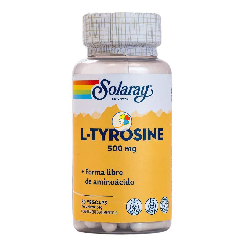 L-TYROSINA 500Mg. 50 CAPSULAS SOLARAY