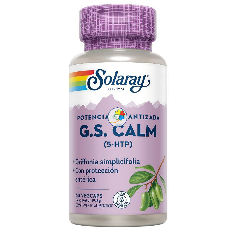 G.S. CALM (5-HTP) 60 CAPSULAS VEGETALES PROT.ENTER. SOLARAY