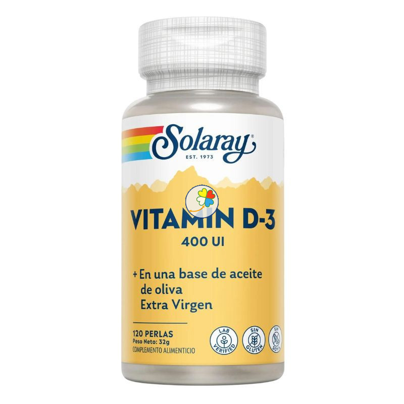 VITAMIN D3 400 UI-120 PERLAS