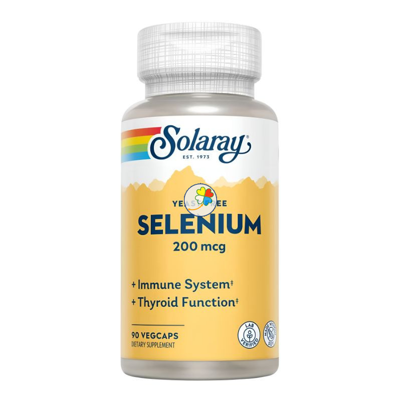 SELENIUM SIN LEVADURAS 200 Mcg. 90 CAPSULAS SOLARAY