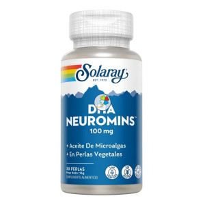 DHA NEUROMINS 100Mg. 30 PERLAS VEGETALES SOLARAY