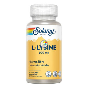 L-LYSINE 500Mg. 60 CAPSULAS SOLARAY
