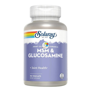 MSM & GLUCOSAMINE 90 CAPSULAS SOLARAY