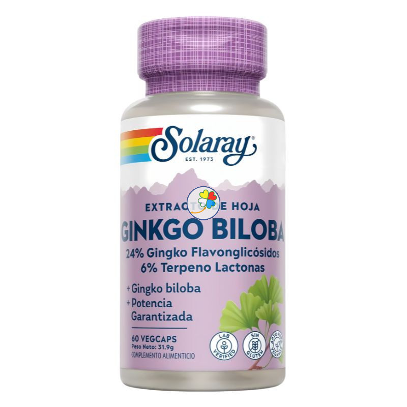 GINKGO BILOBA 60Mg. 60 CAPSULAS