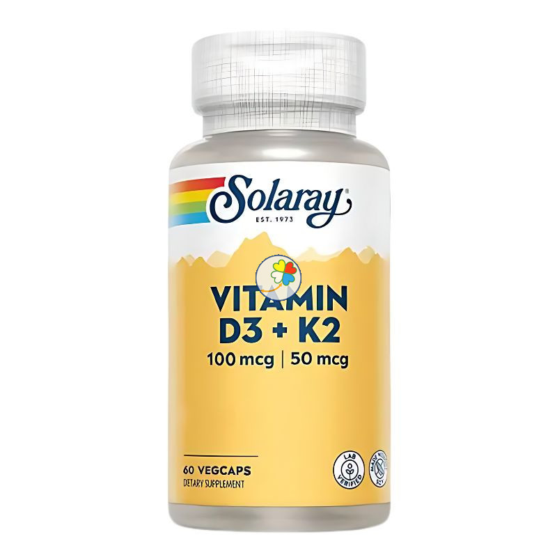 D3 & K2 (MK7) - 60 CAPSULAS VEGETALES