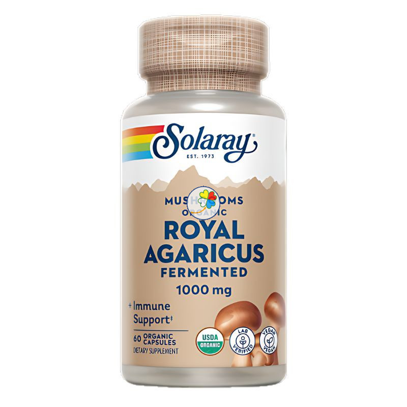 ROYAL AGARICUS (CHAMPIÑON DEL SOL) 500Mg. 60 CAPSULAS VEG. SOLARAY