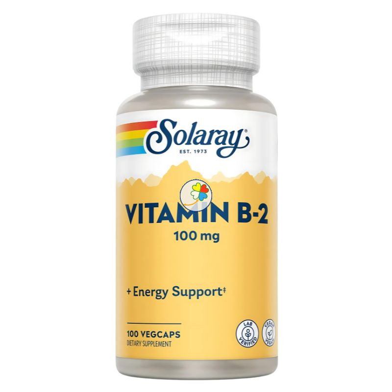 VITAMIN B-2 100Mg. 100 CAPSULAS VEGETALES