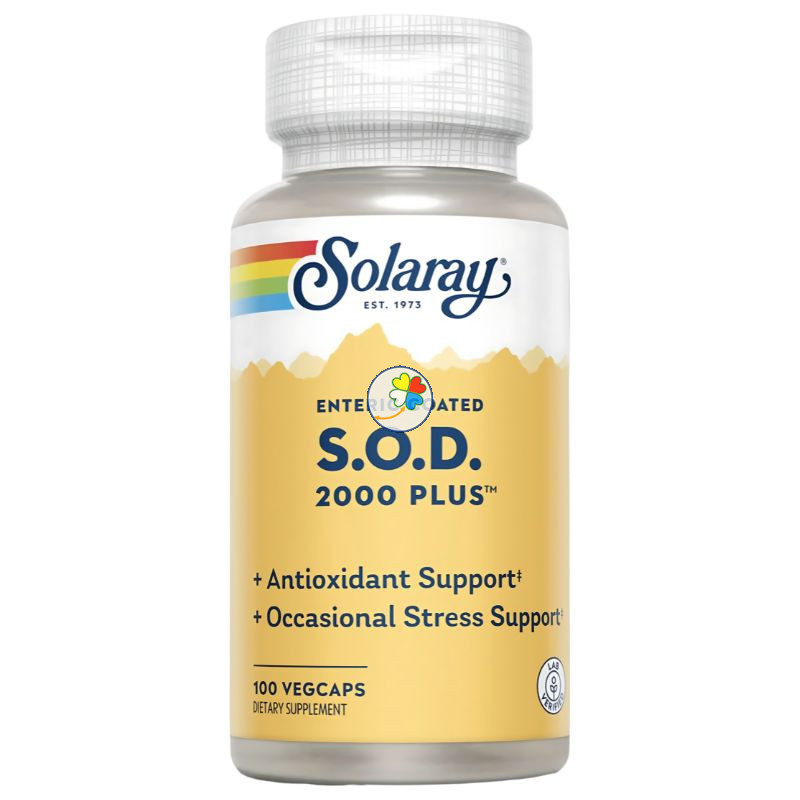 S.O.D 2000 PLUS 100 CAPSULAS VEGETALES SOLARAY