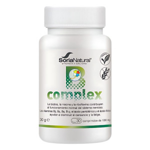 B-COMPLEX 30 COMPRIMIDOS SORIA NATURAL