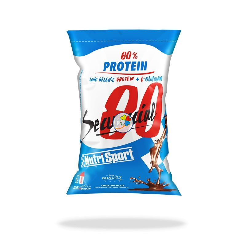 PROTEINA SECUENCIAL 80% CHOCOLATE 2Kg. NUTRI SPORT