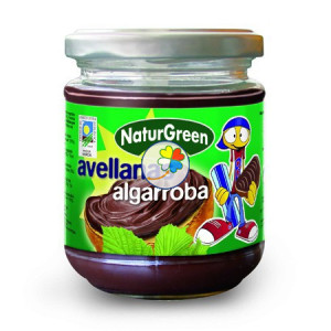 CREMA AVELLANAS ALGARROBA 200Gr. NATURGREEN