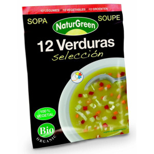 SOPA 12 VERDURAS SELECCION 40Gr. NATURGREEN