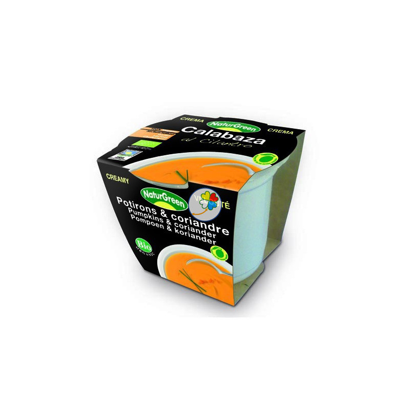 CREMA CALABAZA AL CILANTRO 310Gr. NATURGREEN