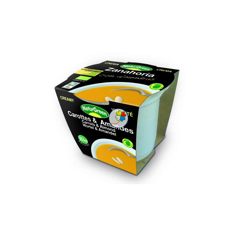 CREMA ZANAHORIA CON ALMENDRAS 310Gr. NATURGREEN