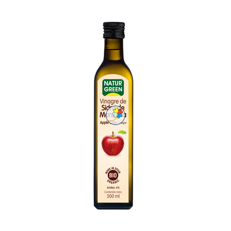 VINAGRE DE SIDRA DE MANZANA 500Ml. NATURGREEN