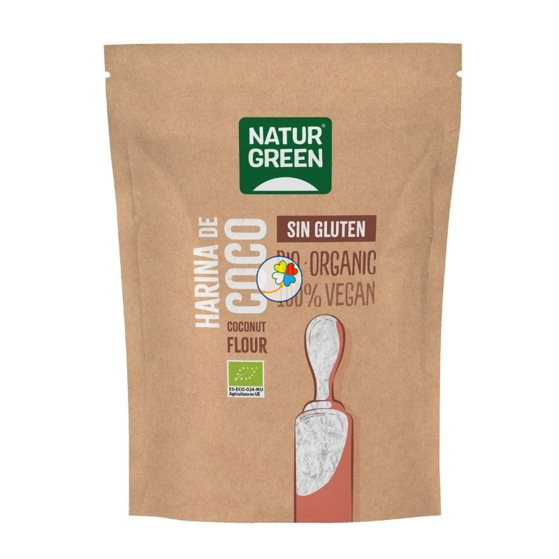 HARINA DE COCO BIO SIN GLUTEN 500Gr NATURGREEN