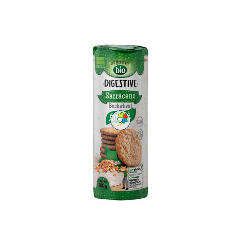 GALLETAS DIGESTIVE SARRACENO BIO 200Gr. SANTIVERI