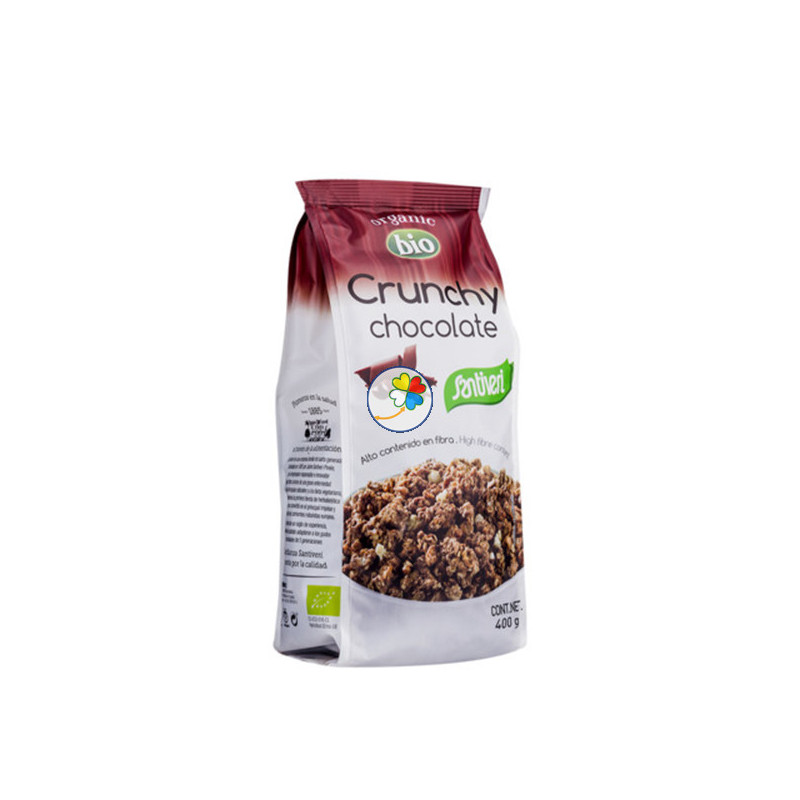 MUESLI CRUNCHY CHOCOLATE BIO 400Gr. SANTIVERI