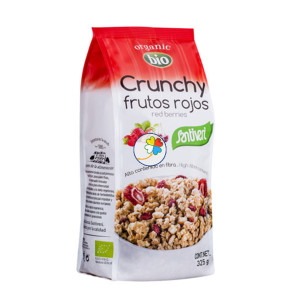 MUESLI CRUNCHY FRUTOS ROJO BIO 325Gr. SANTIVERI