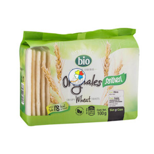 TOSTADAS LIGERAS ORIGINALES BIO 100Gr. SANTIVERI