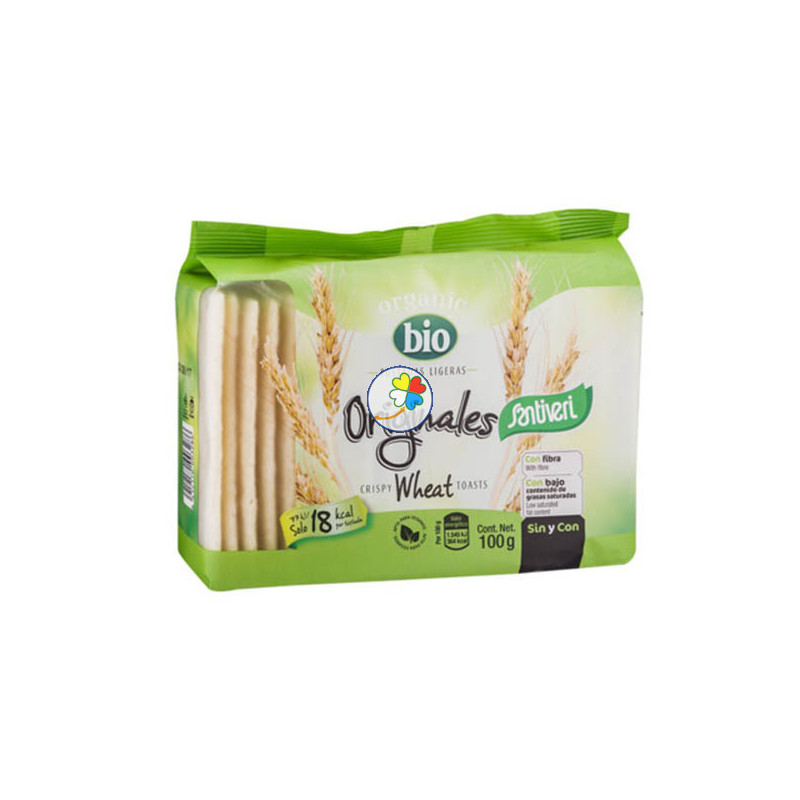 TOSTADAS LIGERAS ORIGINALES BIO 100Gr. SANTIVERI