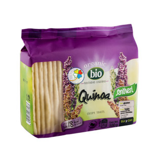 TOSTADAS LIGERAS QUINOA BIO 100Gr. SANTIVERI