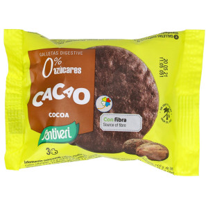 GALLETAS DIGESTIVE CACAO 27Gr. SANTIVERI