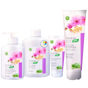 F-AVENA MALVA GEL DUCHA BIO 400Ml. SANTIVERI