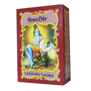 HENNA CASTAÑO CAOBA POLVO RADHE SHYAM