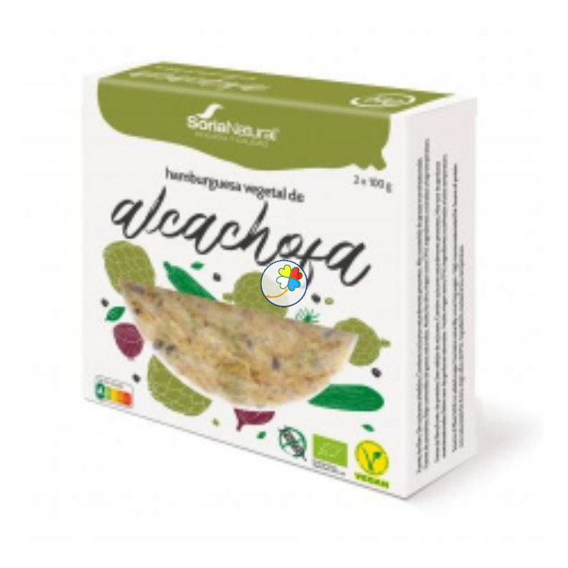 HAMBURGUESA VEGETAL DE ALCACHOFA BIO 2 UDS x 100 GR SORIA NATURAL ALIMENTACION