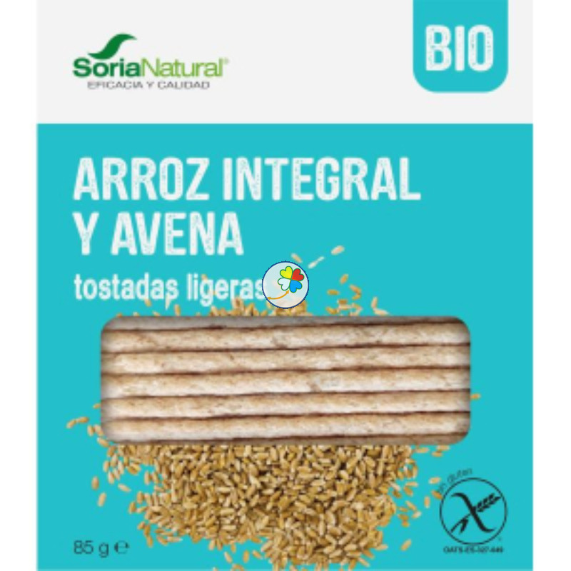 TOSTADAS ARROZ INTEGRAL Y AVENA 85 GR SORIA NATURAL ALIMENTACION