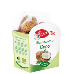 GALLETAS ARTESANAS CON COCO BIO 220Gr. GRANERO