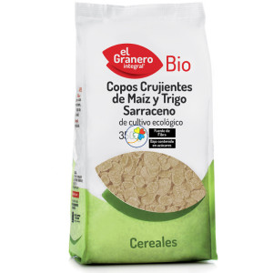 COPOS CRUJIENTES DE MAIZ Y TRIGO SARRACENO BIO 350Gr. GRANERO