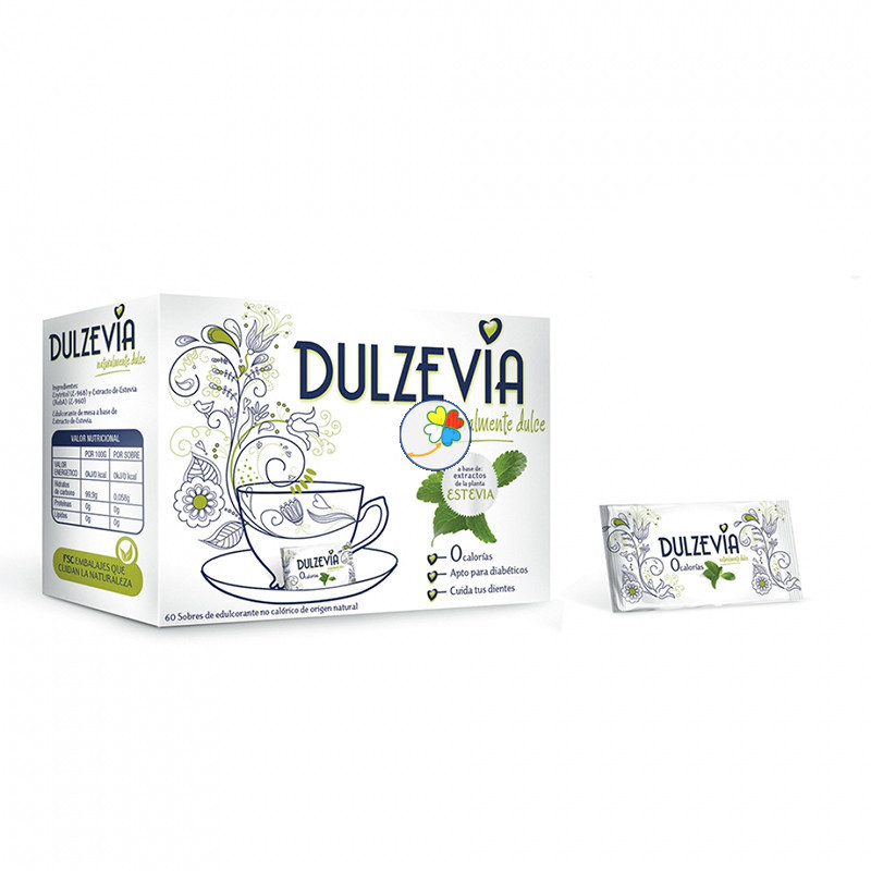 DULZEVIA 60 SOBRES SABINCO